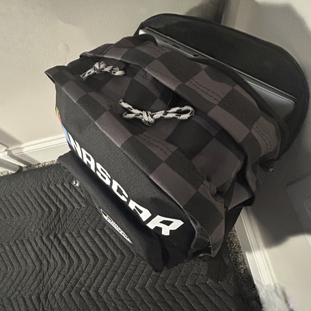 Nascar Backpack With Logo And Patches RARE! - Picture 4 of 15